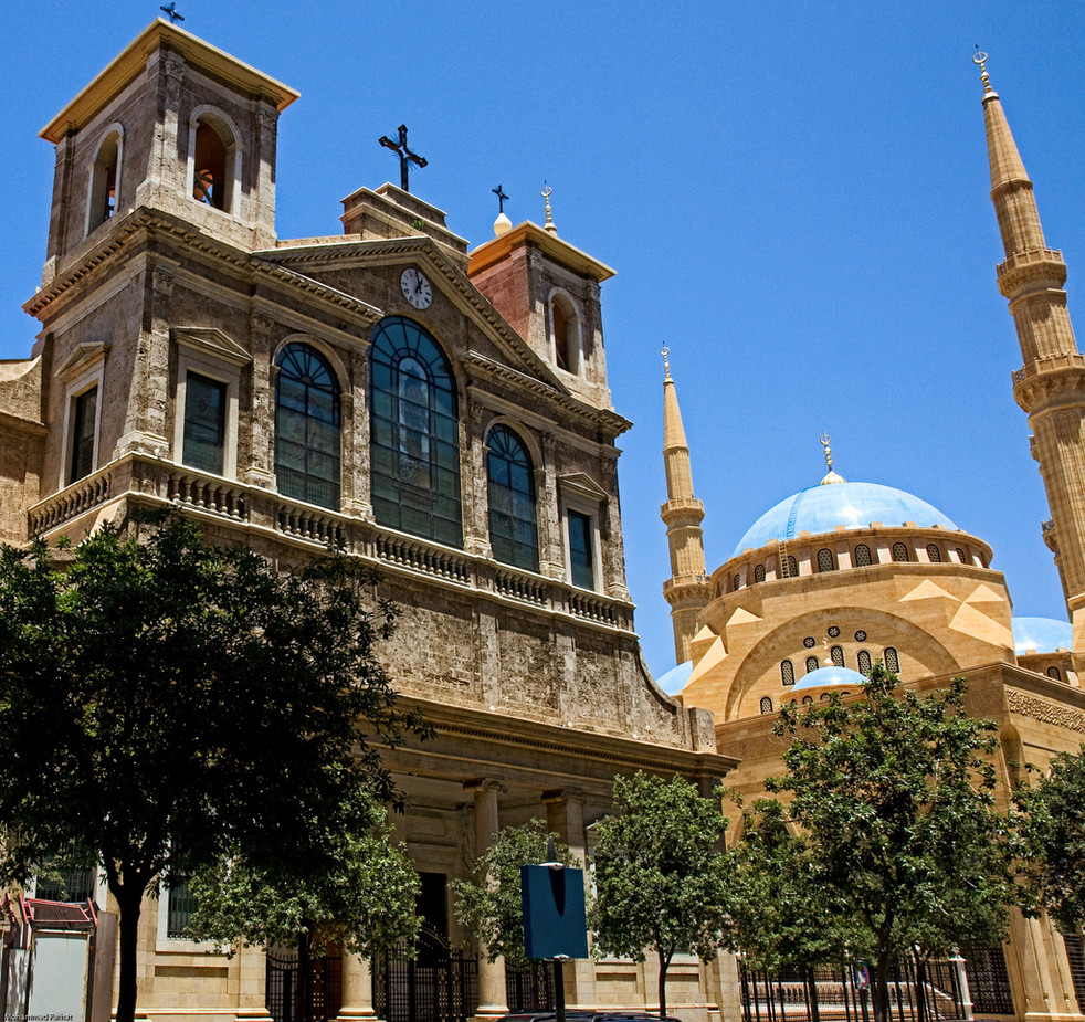 Cathédrale maronite Saint-Georges  mosquée Mohammad Amine beyrouth 22